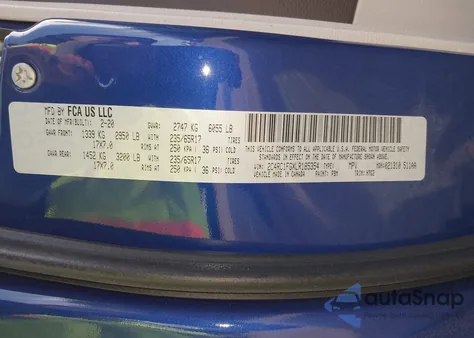 2020 Chrysler Pacifica Touring z USA, uszkodzony, nr VIN 2C4RC1FGXLR185354